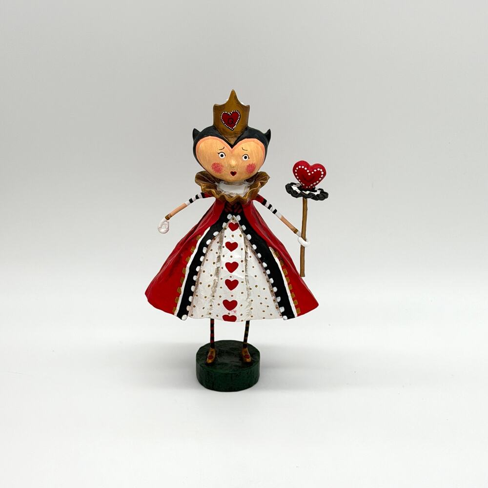 Lori Mitchell Alice In Wonderland Queen Of Hearts Figurine NEW